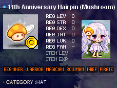 11th Anniversary Hairpin (Mushroom).png