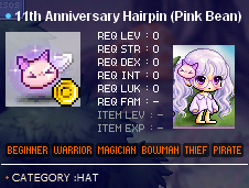 11th Anniversary Hairpin (Pink Bean).png