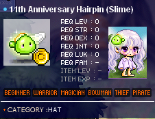 11th Anniversary Hairpin (Slime).png